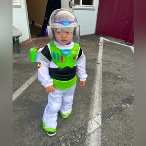 Kids Space Ranger Costume - White and Green